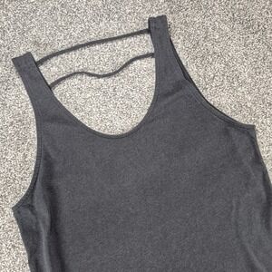 Prana Tank Top Women's Small Black Made‎ in USA Organic Cotton